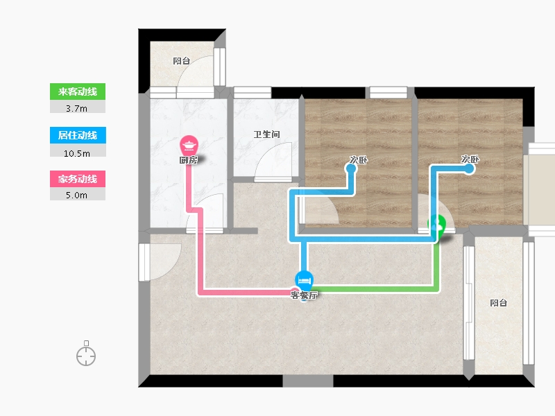 广东省-深圳市-招商臻城-52.00-户型库-动静线