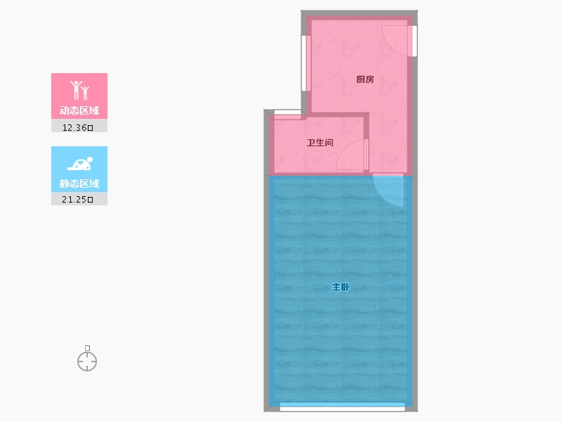 上海-上海市-翔殷路491弄-29.82-户型库-动静分区