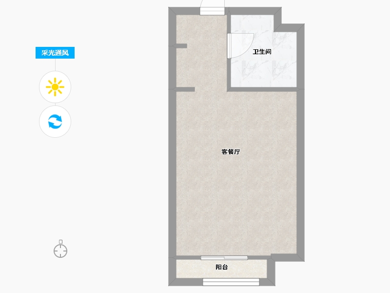 四川省-成都市-新华苑-30.00-户型库-采光通风