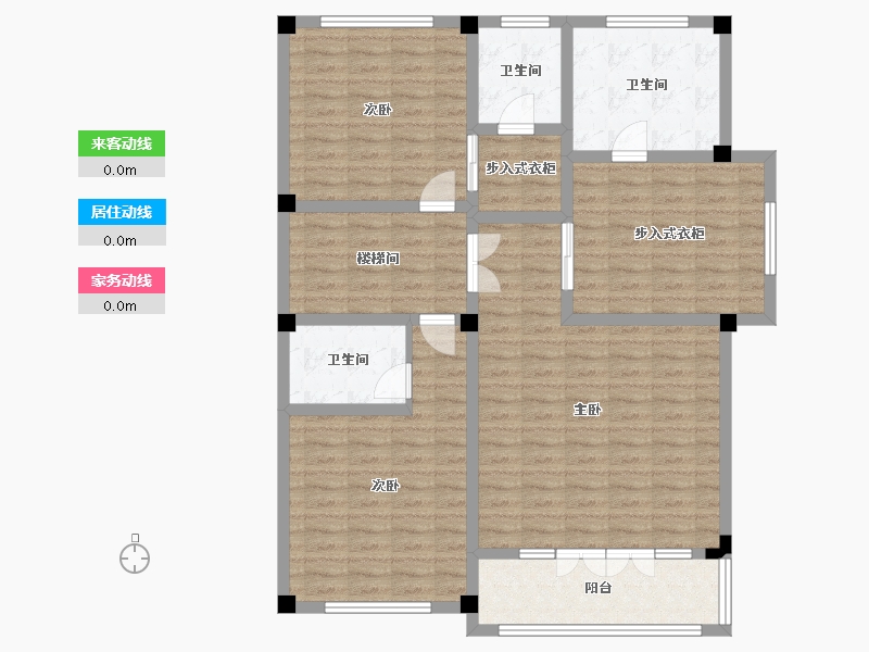 山东省-威海市-信泰龙润国际富贵园-96.00-户型库-动静线