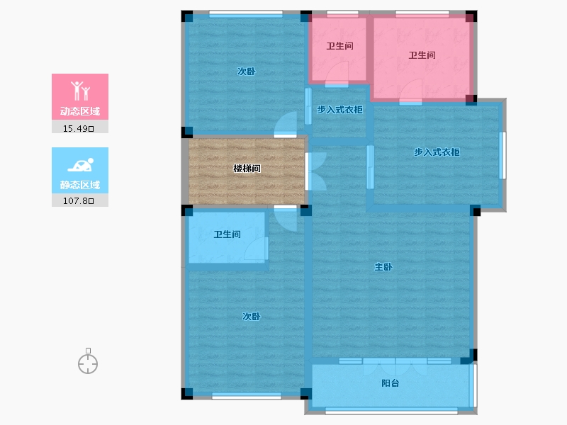 山东省-威海市-信泰龙润国际富贵园-96.00-户型库-动静分区