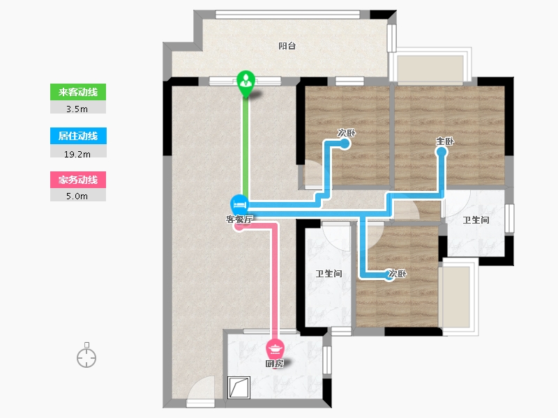 广西壮族自治区-梧州市-天悦花城-79.00-户型库-动静线