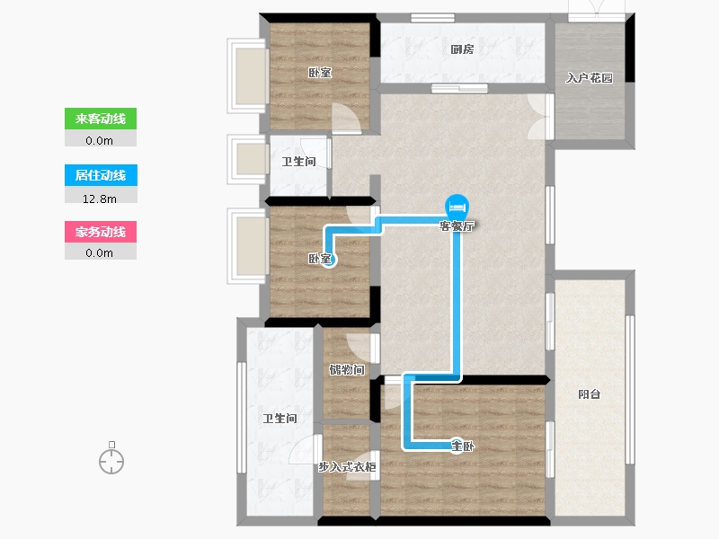 四川省-宜宾市-中铁卓越城-125.00-户型库-动静线