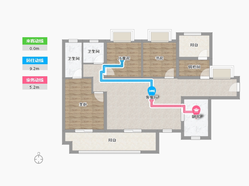 广东省-惠州市-德润天禧-101.60-户型库-动静线