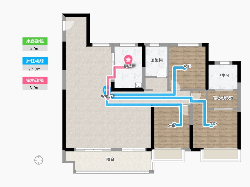 河南省-郑州市-金科中原-114.40-户型库-动静线