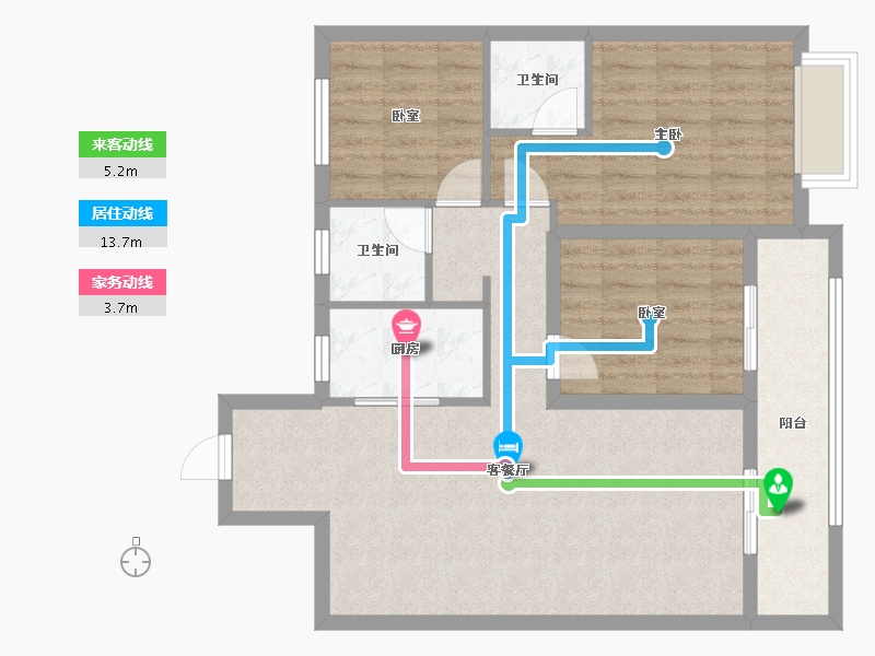 河北省-石家庄市-大者安吉-93.00-户型库-动静线