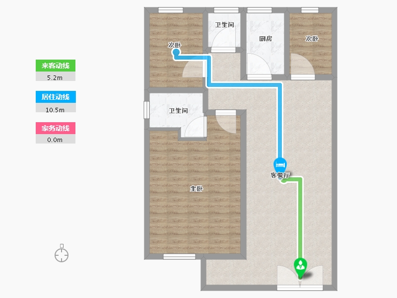 山东省-日照市-荣安北李广场-96.00-户型库-动静线