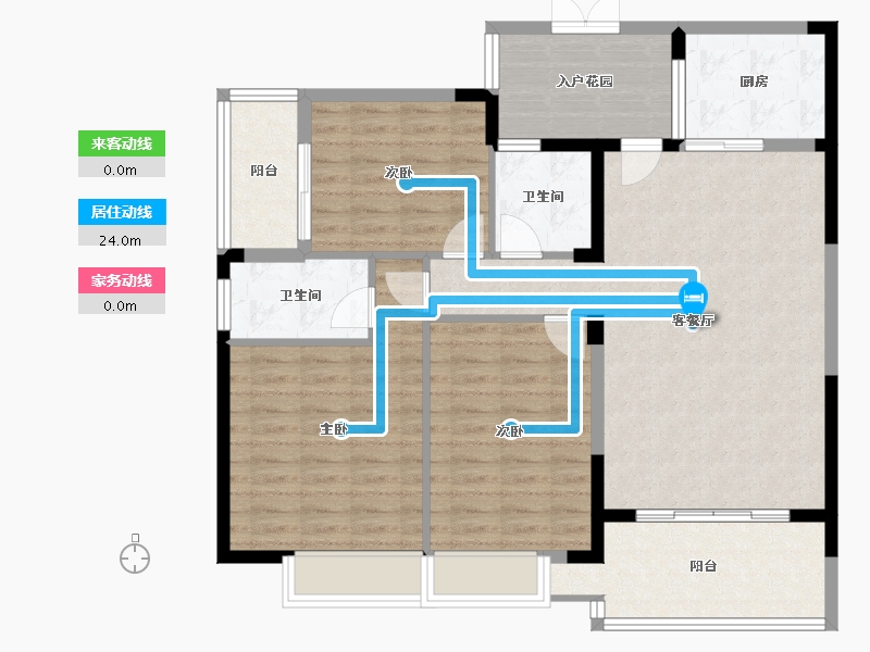 广东省-清远市-宏泰嘉园-107.45-户型库-动静线