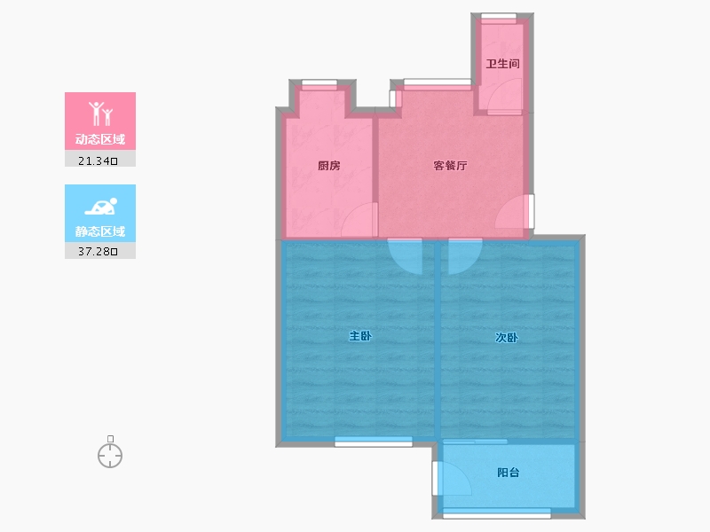 湖北省-武汉市-中建三局三公司大院-53.00-户型库-动静分区