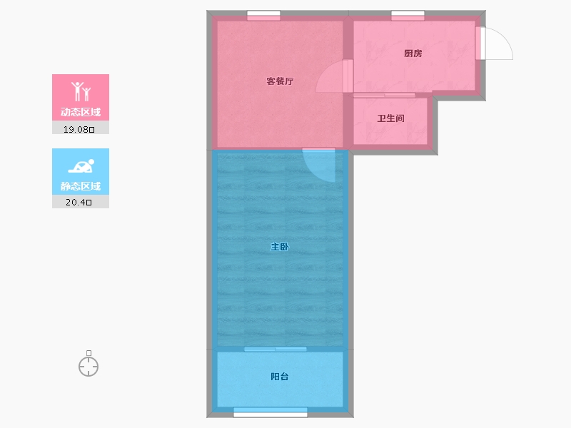 江苏省-无锡市-广丰二村-70.00-户型库-动静分区