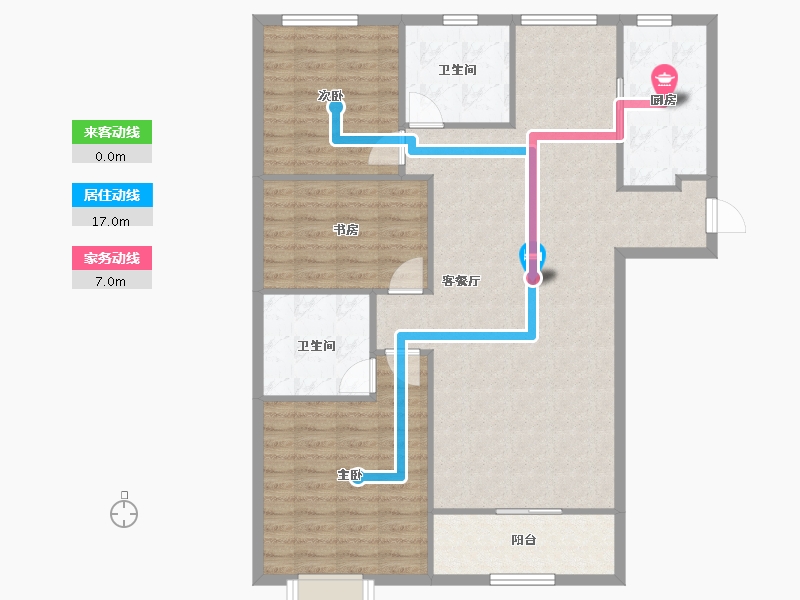 山西省-太原市-山钢铭著-103.34-户型库-动静线