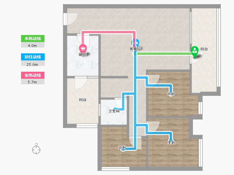 四川省-成都市-名著司南-70.06-户型库-动静线