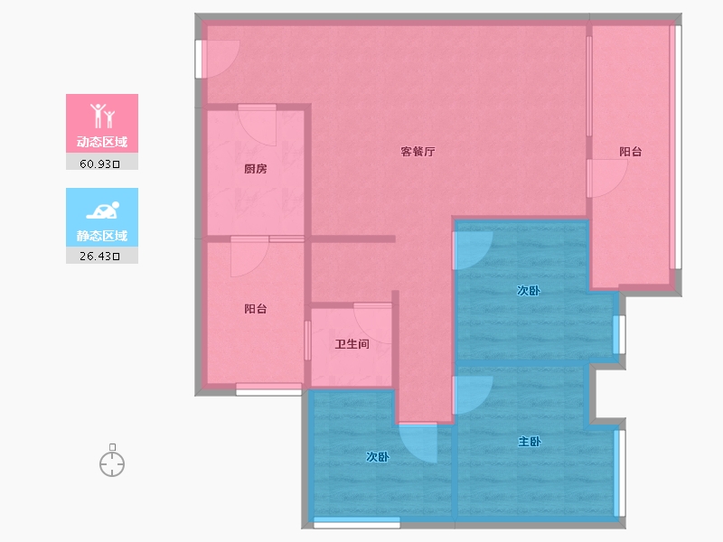 四川省-成都市-名著司南-70.06-户型库-动静分区