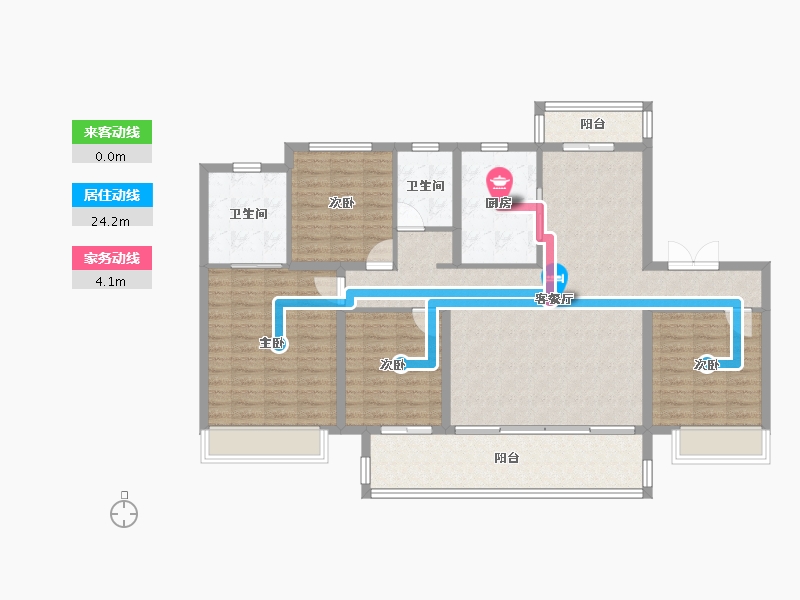 河南省-商丘市-商丘睢阳吾悦和府-130.00-户型库-动静线