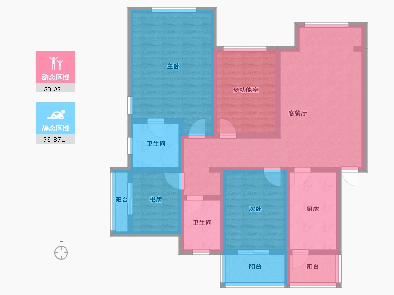 河南省-信阳市-东方今典-东区-92.22-户型库-动静分区