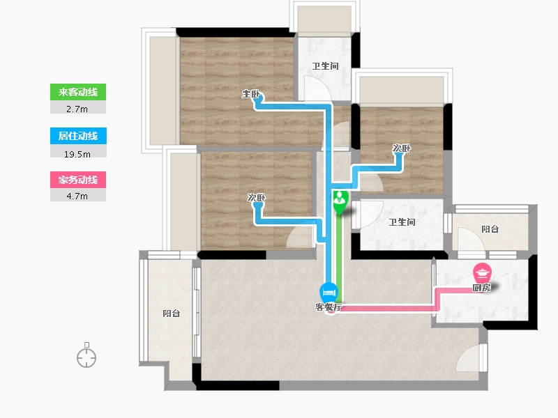 广东省-惠州市-星河荣域-78.97-户型库-动静线