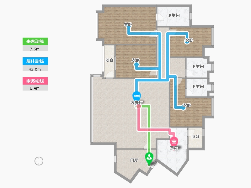 四川省-成都市-新鸿基悦城-160.00-户型库-动静线