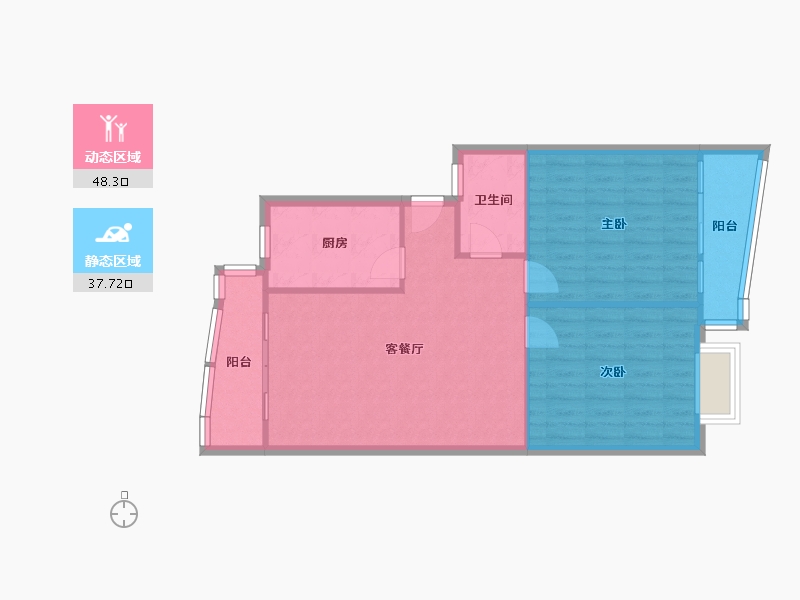 安徽省-合肥市-华府嘉园-134.40-户型库-动静分区