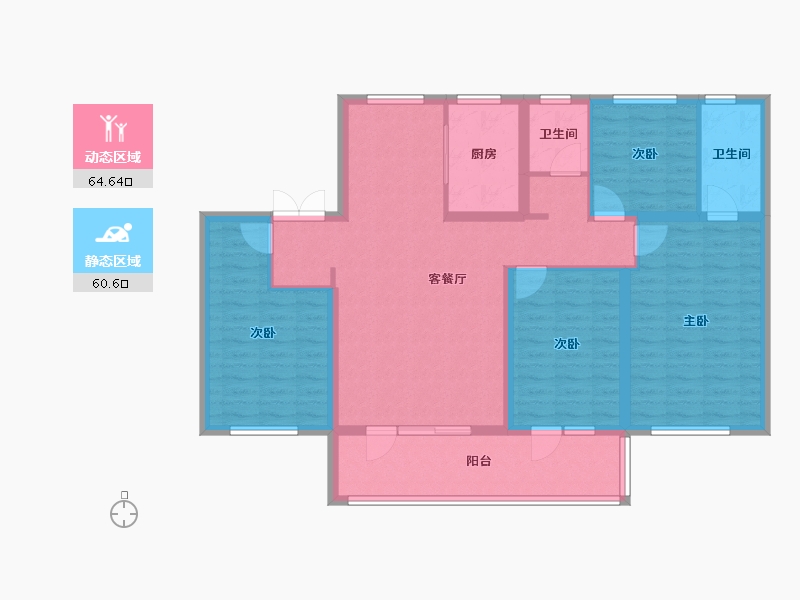 山东省-济宁市-中玮名门-120.00-户型库-动静分区