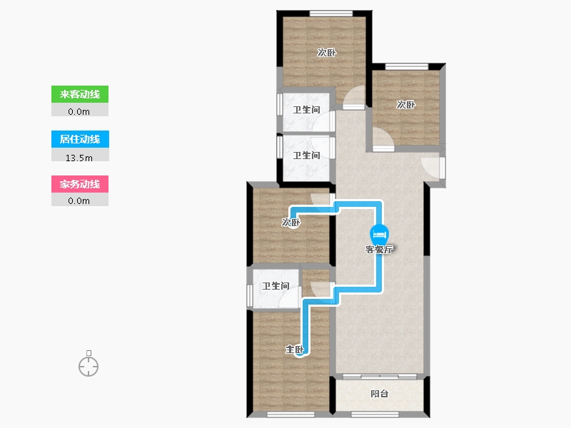 河南省-商丘市-高铁新城-96.00-户型库-动静线