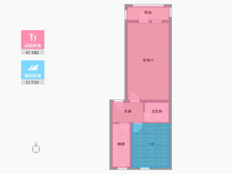 北京-北京市-北影小区-45.00-户型库-动静分区