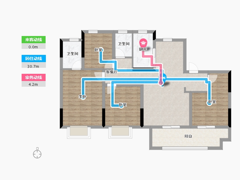 浙江省-丽水市-君和府-108.00-户型库-动静线