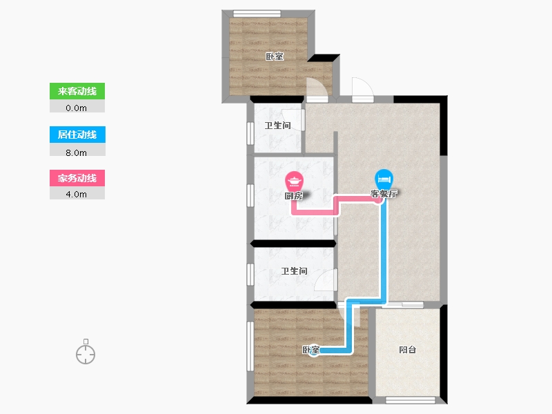 河南省-周口市-周师家属院-76.37-户型库-动静线