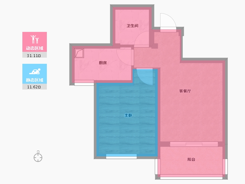 四川省-成都市-桂林萃岛南区-38.79-户型库-动静分区