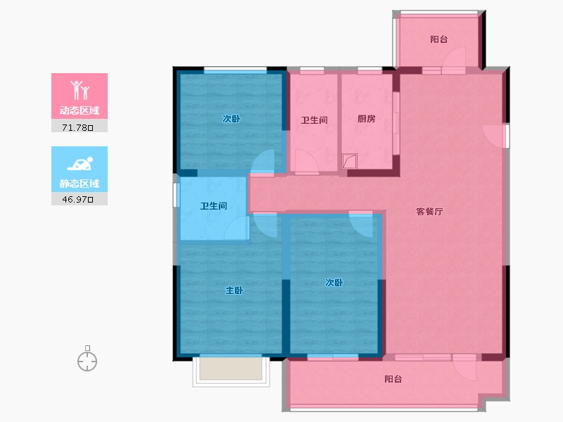 山东省-临沂市-万城花开-106.00-户型库-动静分区