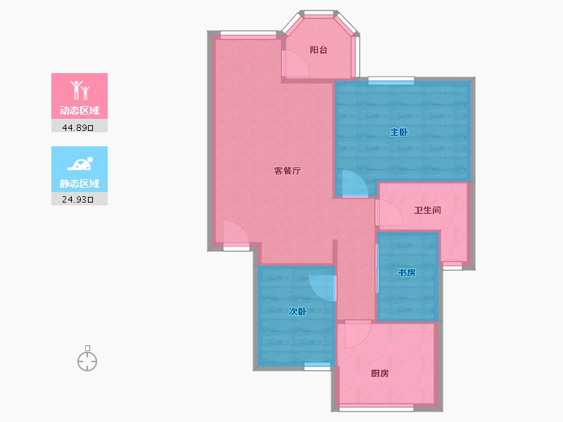 广东省-广州市-康裕园-东区-64.62-户型库-动静分区