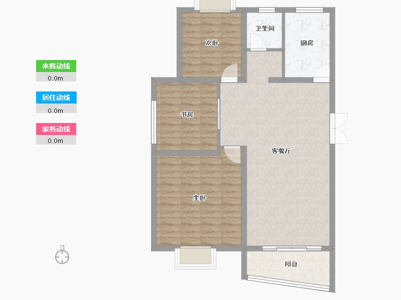 安徽省-合肥市-浅水湾-93.30-户型库-动静线