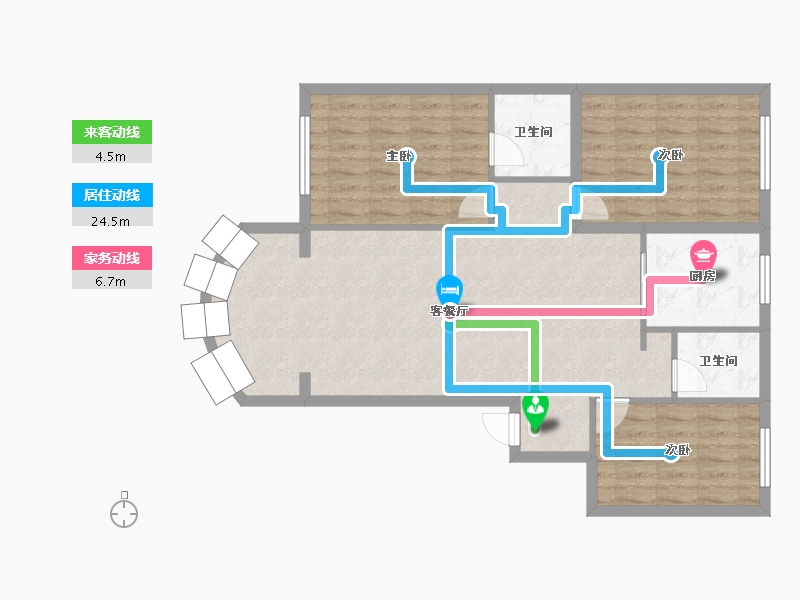 福建省-三明市-广源花园-107.20-户型库-动静线