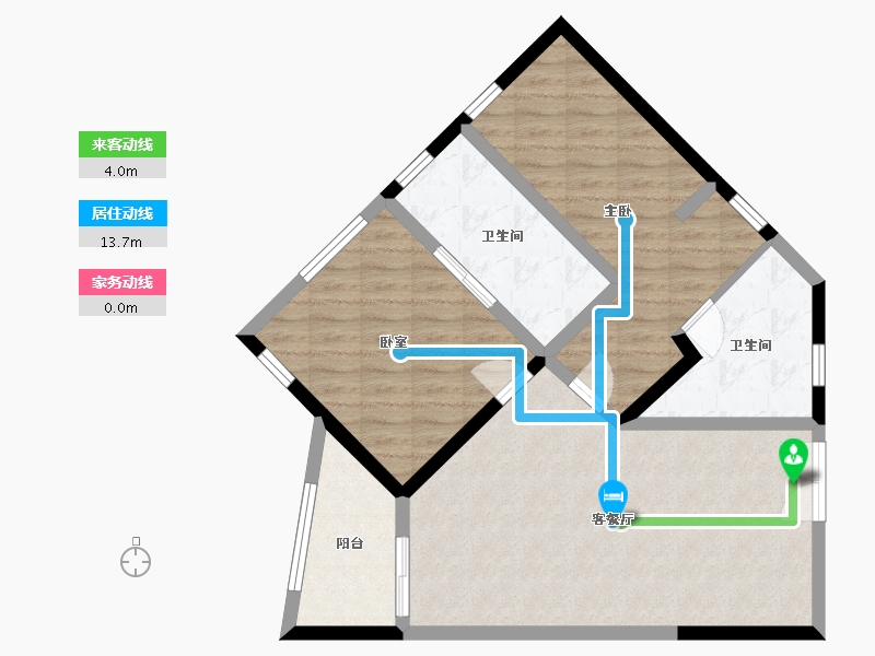 云南省-玉溪市-欢乐大世界翡翠湾-2期-79.20-户型库-动静线