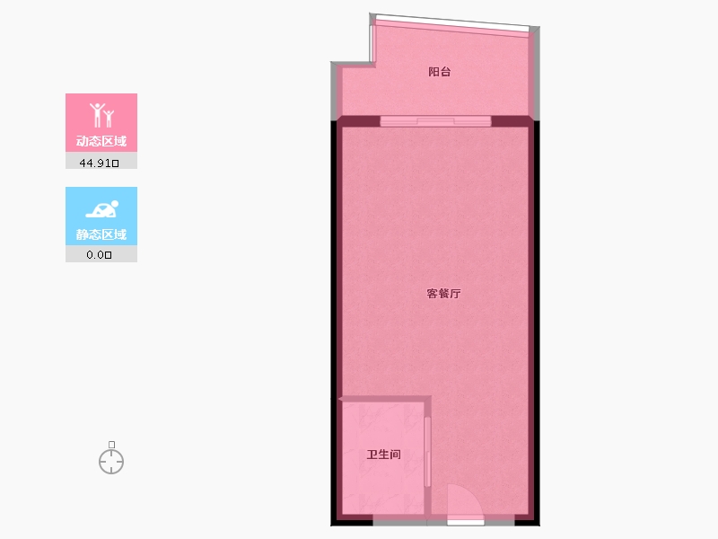 湖南省-长沙市-湘江颂-41.00-户型库-动静分区