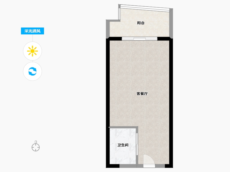 湖南省-长沙市-湘江颂-41.00-户型库-采光通风