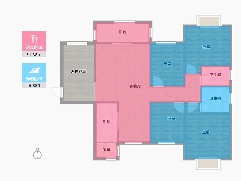 广东省-惠州市-龙光城北区-100.01-户型库-动静分区