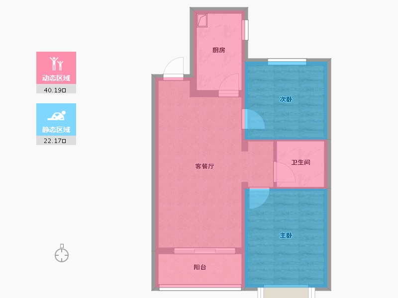 山西省-太原市-紫金龙城苑-63.19-户型库-动静分区