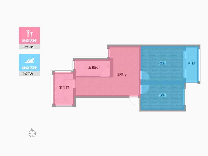 河南省-洛阳市-华侨新村-40.00-户型库-动静分区