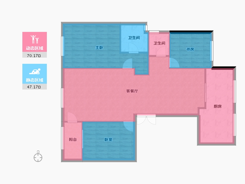 浙江省-台州市-方远天弘嘉苑1幢-125.00-户型库-动静分区