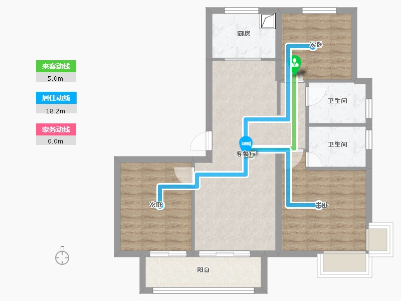 河北省-廊坊市-三叶公园-94.40-户型库-动静线