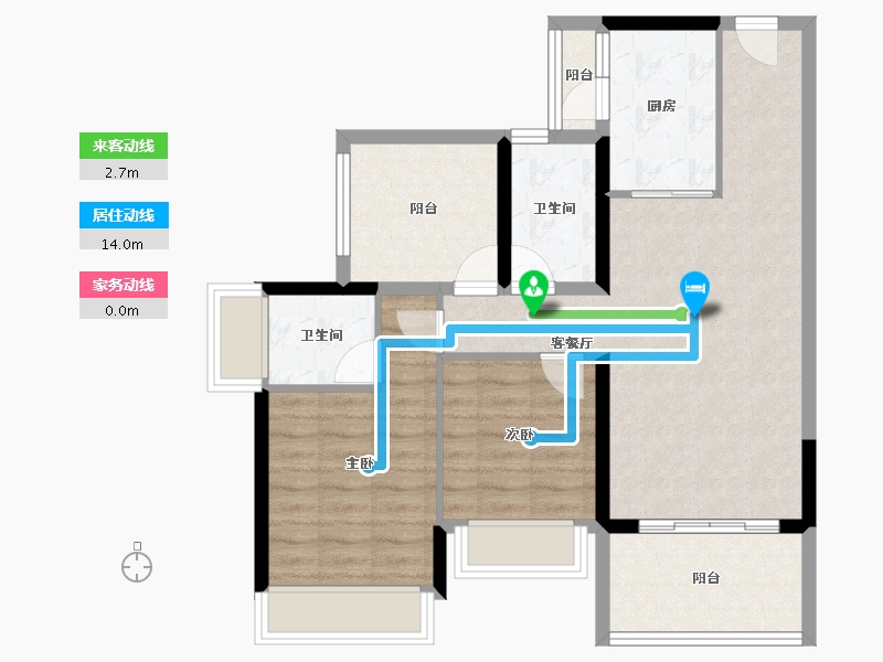 广东省-揭阳市-普宁星河明珠湾五期-80.00-户型库-动静线