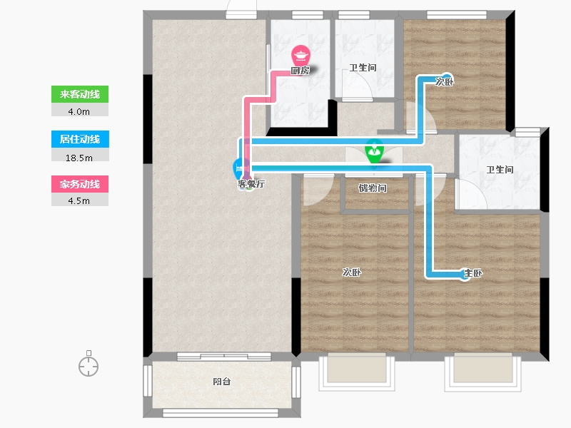 江西省-宜春市-嘉禾苑-100.00-户型库-动静线