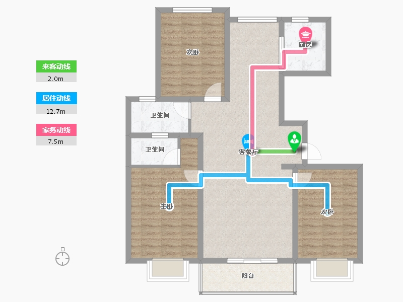 河北省-衡水市-锦绣华府-112.00-户型库-动静线