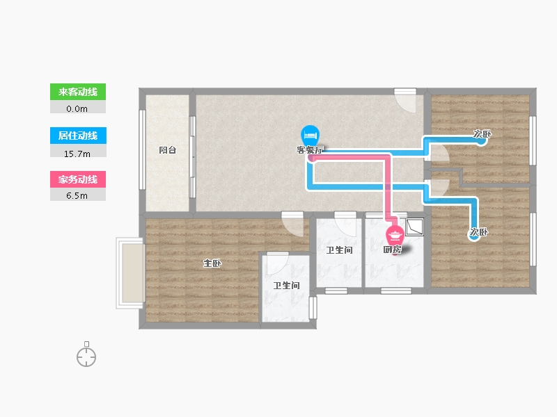 河北省-保定市-水北庄家园-101.60-户型库-动静线