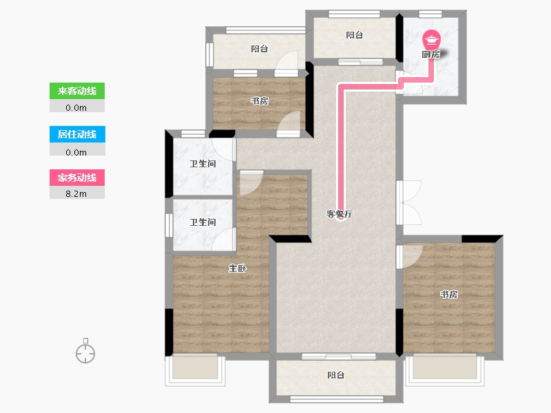 河南省-南阳市-邓州东正颐和府-100.00-户型库-动静线