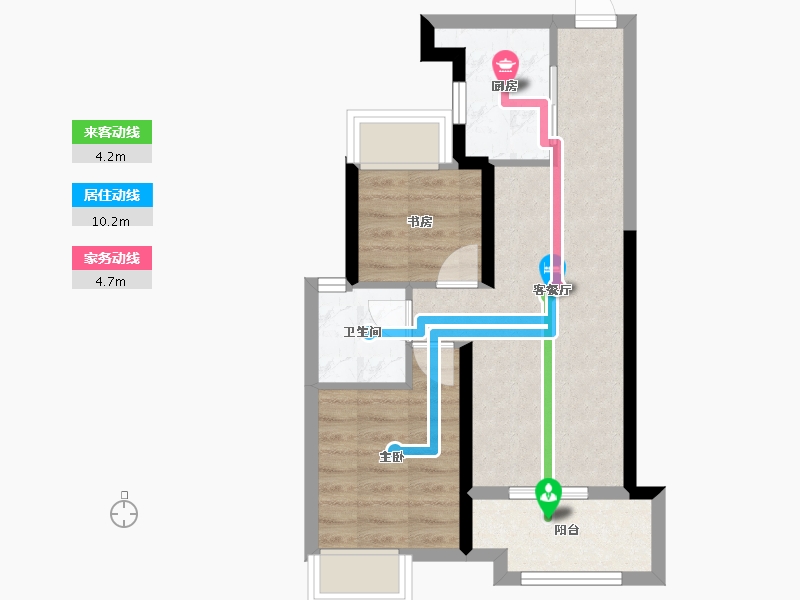 湖北省-武汉市-中建福地星城-48.27-户型库-动静线