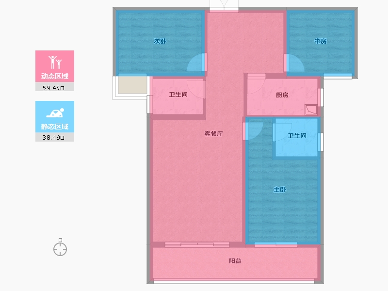 河南省-洛阳市-中弘卓越城-80.00-户型库-动静分区