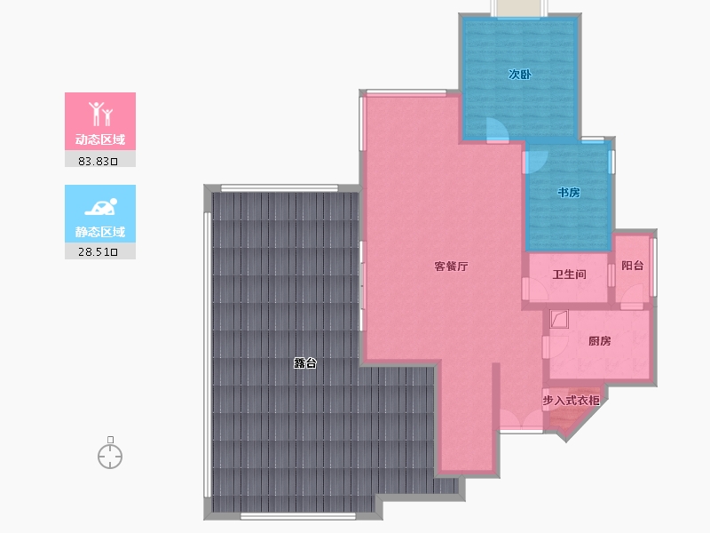 北京-北京市-万科星园-160.00-户型库-动静分区