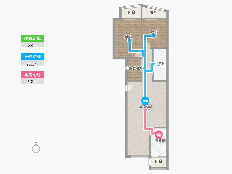 四川省-成都市-森桦苑-87.20-户型库-动静线