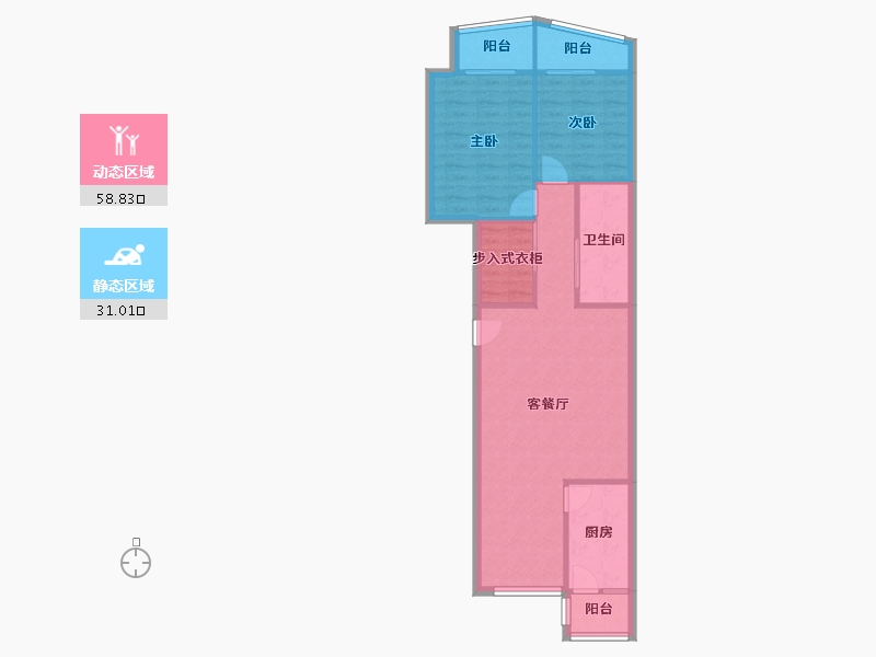 四川省-成都市-森桦苑-87.20-户型库-动静分区